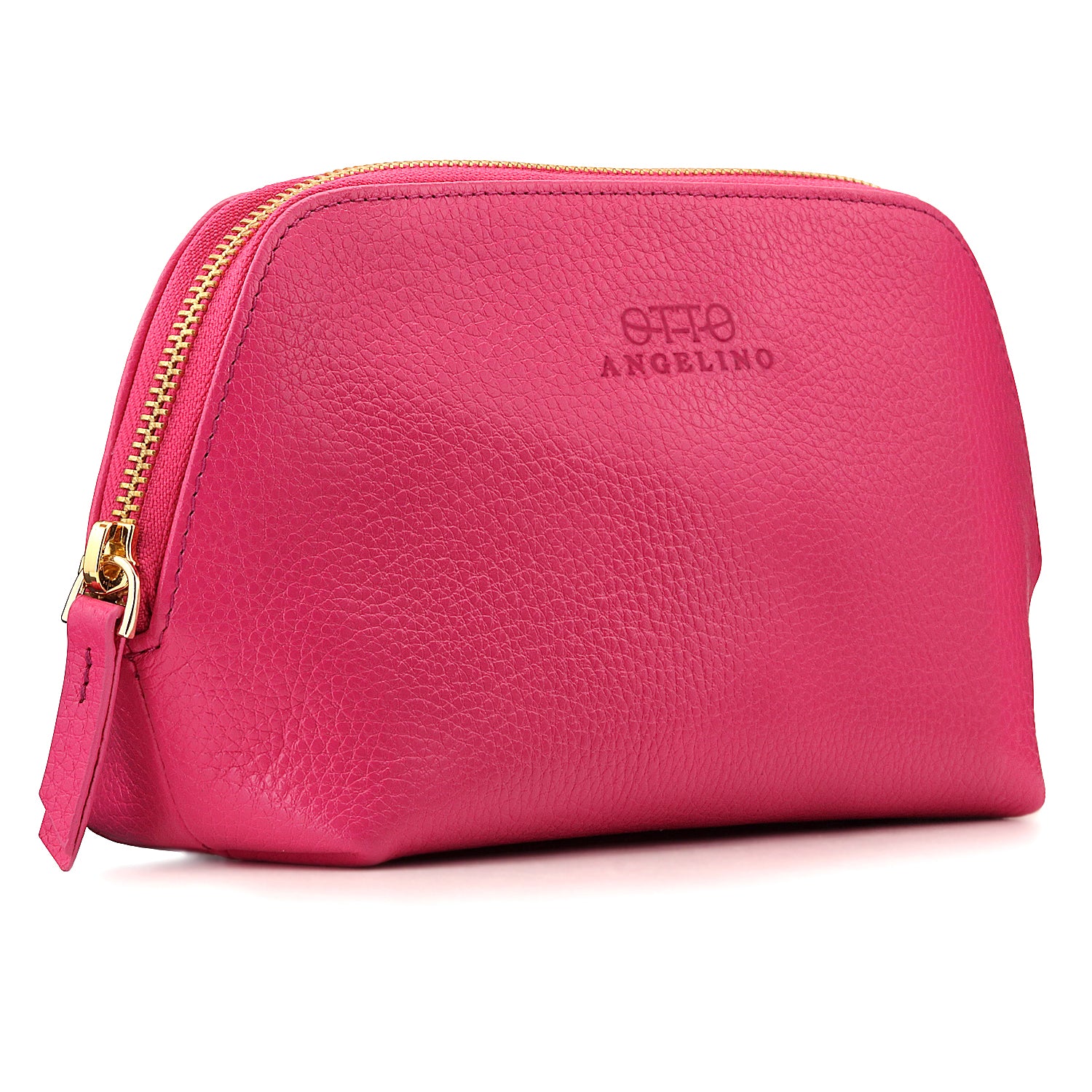 Cosmetic Bag Cosmetics Pink Leather
